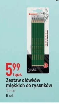 E.Leclerc Kredki ołówkowe miękkie do rysunków tadeo oferta