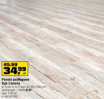 OBI Panele podłogowe oferta