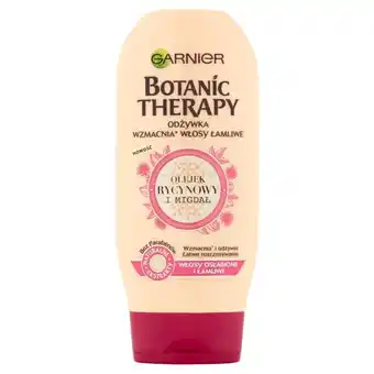 ALDI Garnier botanic therapy odżywka do włosów osłabionych i łamliwych olejek rycynowy i migdał 200 ml oferta