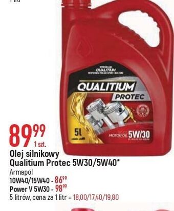 E.Leclerc Olej silnikowy 5w/30 qualitium v-power oferta