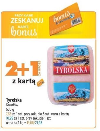E.Leclerc Mielonka tyrolska sokołów oferta