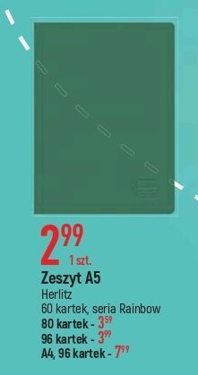 E.Leclerc Zeszyt a4/96 k. kratka herlitz oferta