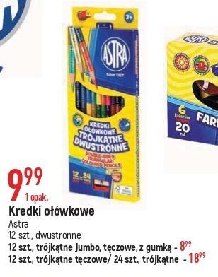 E.Leclerc Kredki ołówkowe dwustronne astra oferta