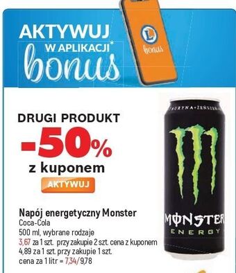 E.Leclerc Napój energetyczny monster energy classic oferta