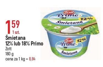 E.Leclerc Śmietana 12 % zott primo oferta