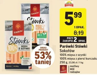 Intermarche Parówki Stówki 250g oferta