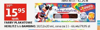 Auchan Farby plakatowe herlitz oferta