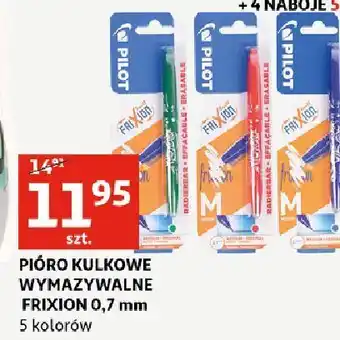 Auchan Pióro kulkowe czerwone pilot frixion oferta