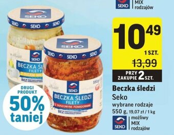 Intermarche Beczka śledzi Seko 550g oferta