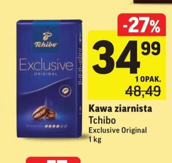 Intermarche Kawa ziarnista Tchibo 1kg oferta