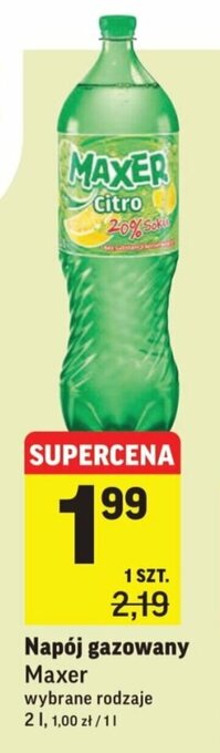 Napój gazowany Maxer 2l