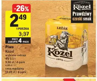 Intermarche Piwo Kozel 500ml oferta