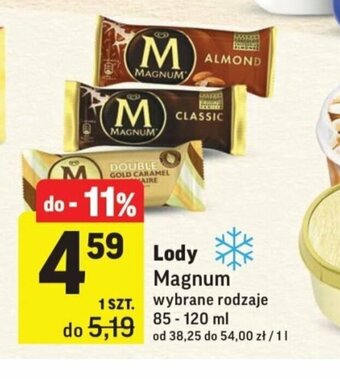Intermarche Lody Magnum 85-120ml oferta