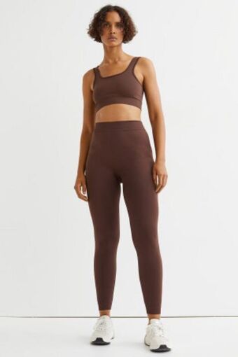 H&M Bezszwowe legginsy treningowe oferta