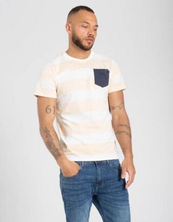 Takko Fashion Dział męski t-shirt - kieszeń na piersi oferta