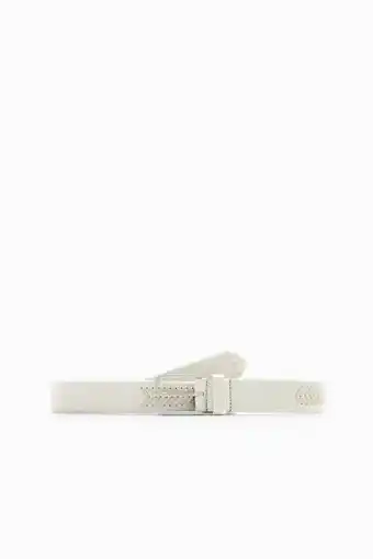 ZARA Embroidered leather belt oferta