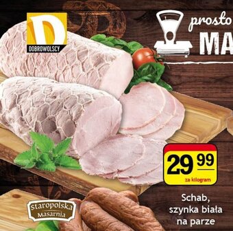 Dobrowolscy Schab, szynka biała na parze 1 kg