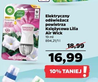 Netto Urządzenie + wkład księżycowa lilia otulona satyną air wick electric essential oils oferta