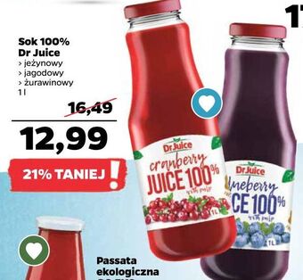 Netto Sok jagodowy dr juice oferta