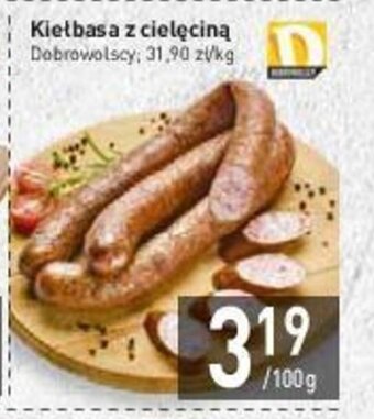 Stokrotka Dobrowolscy Kiełbasa z cielęciną 100 g oferta