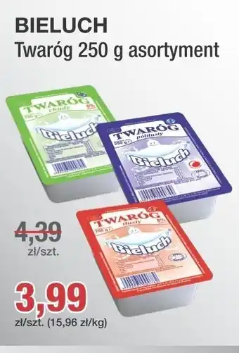 Społem Bieluch twaróg półtłusty 250 g oferta