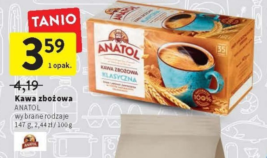 Intermarche Anatol Kawa zbożowa 147 g oferta