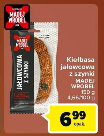 Carrefour Madej Wróbel Kiełbasa jałowcowa z szynki 150 g oferta