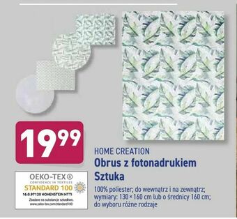 ALDI Obrus z fotonadrukiem Sztuka oferta