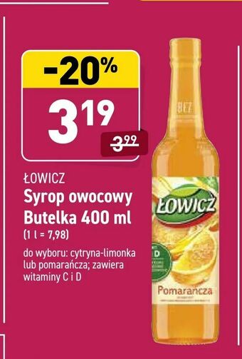 ALDI Syrop owocowy oferta