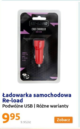 Action Ładowarka samochodowa Re-load oferta