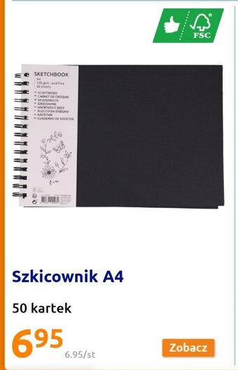 Szkicownik A4 50 kartek