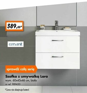 Bricoman Szafka z umywalką Lara oferta