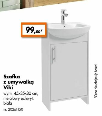 Bricoman Szafka z umywalką Viki oferta