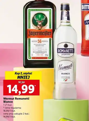 Lidl Romanetti Bianco Wermut 1 l oferta