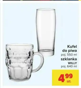 Carrefour Kufel do piwa szklanka oferta