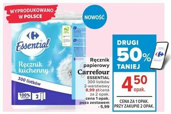 Carrefour Ręcznik papierowy oferta