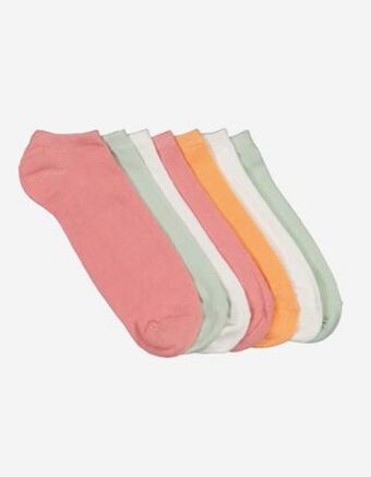 Takko Fashion Dział damski skarpety do sneakersów - 7 szt. w opakowaniu oferta