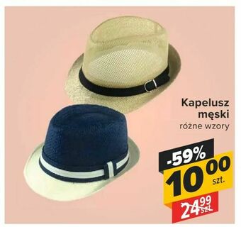 Carrefour Kapelusz męski oferta