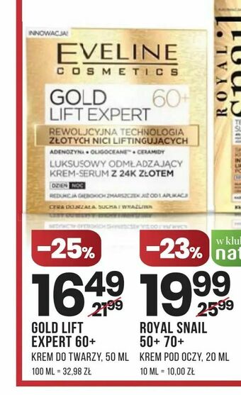 Drogerie Natura Gold lift expert 60+ oferta