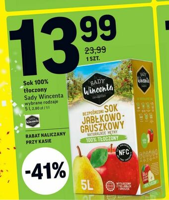 Intermarche Sok 100% tłoczony oferta