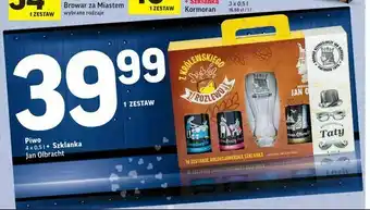 Intermarche Piwo + Szklanka oferta