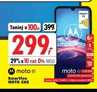 Media Expert Samrtfon MOTO E6S oferta