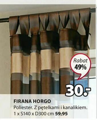 JYSK Firana horgo oferta