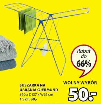 JYSK Suszarka na ubrania gjermund oferta
