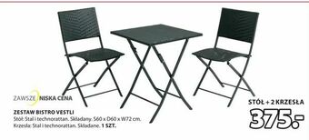 JYSK Zestaw bistro vestli oferta