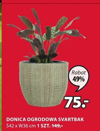 JYSK Donica ogrodowa svartbak oferta