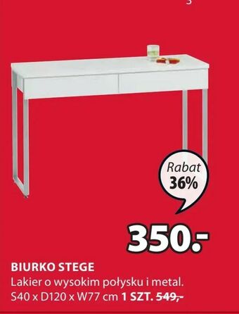 JYSK Biurko stege oferta