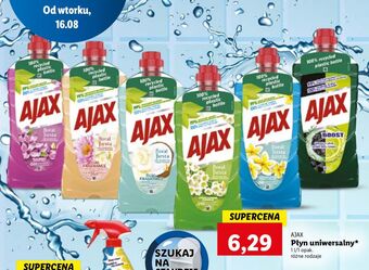 Lidl Płyn do mycia lilia wodna i wanilia ajax floral fiesta oferta