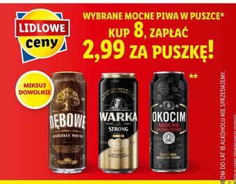 Lidl Piwo dębowe dojrzałe mocne oferta