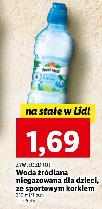 Lidl Woda niegazowana żywiec zdrój zdrojek oferta